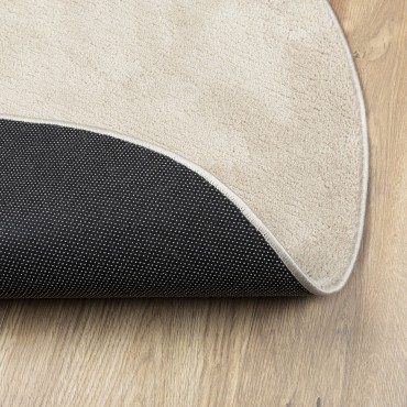 vidaXL Χαλιά χώρου Μπεζ 80x150cm Πολυεστέρας Αντιολισθητικό