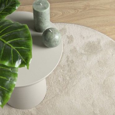 vidaXL Χαλιά Μπεζ 100x200cm Πολυεστέρα Αντιολισθητικό
