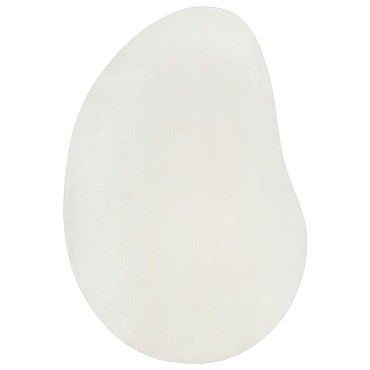 vidaXL Χαλί Κρεμ 140x200cm Πολυεστέρα Αντιολισθητικό