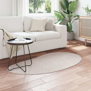 vidaXL Χαλί χώρου Άμμος 80x150cm Πολυεστέρα Αντιολισθηρό
