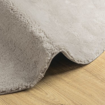 vidaXL Χαλί χώρου Άμμος 80x150cm Πολυεστέρα Αντιολισθηρό
