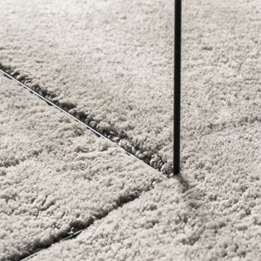 vidaXL Χαλί χώρου Άμμος 80x150cm Πολυεστέρα Αντιολισθηρό