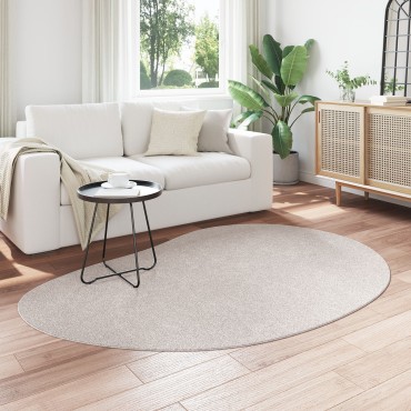 vidaXL Χαλί χώρου Άμμος 140x200cm Πολυεστέρα Αντιολισθητικό