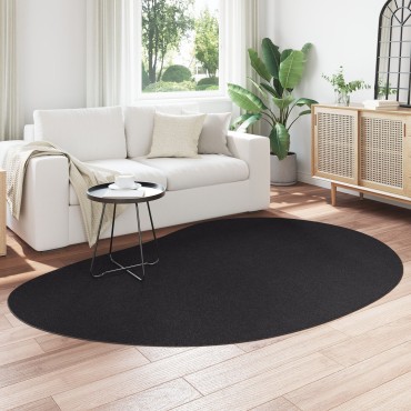 vidaXL Χαλιά Μαύρο Μαλλί 160x230cm Διακοσμητικά Ένθετα Χαλιά χώρου