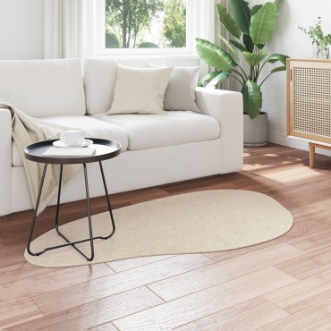 vidaXL Χαλί ""HUARTE"" Κοντό Πλέγμα Μαλακό και Πλενόμενο Μπεζ 80x150cm