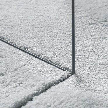 vidaXL Χαλί  'HUARTE' Μικρού Σανού Μαλακό και Πλενόμενο Γκρι 80x150cm