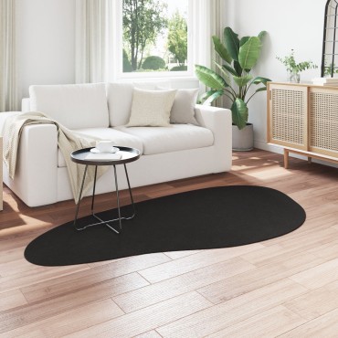 vidaXL Χαλιά Μαύρο Πολυεστέρας 100x200cm Διακοσμητικά ένθετα