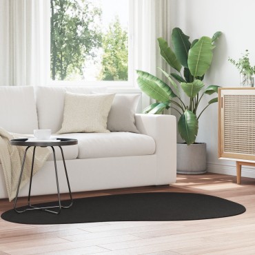 vidaXL Χαλιά Μαύρο Πολυεστέρας 120x170cm Χαλιά χώρου Άλλο