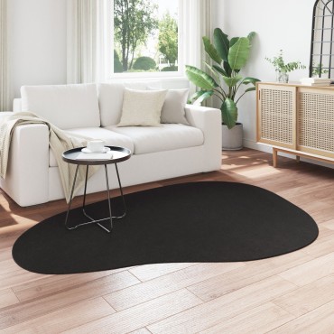 vidaXL Χαλιά Μαύρο Πολυπροπυλένιο 140x200cm Χαλιά χώρου Ωοειδές