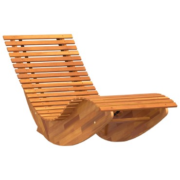 vidaXL Κουνιστές Ξαπλώστρες 2 τεμ. Σε ακακία 60x153x76cm
