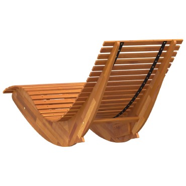 vidaXL Κουνιστές Ξαπλώστρες 2 τεμ. Σε ακακία 60x153x76cm