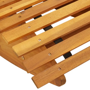 vidaXL Κουνιστές Ξαπλώστρες 2 τεμ. Σε ακακία 60x153x76cm