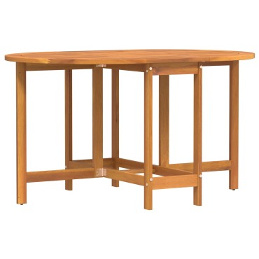 vidaXL Στρώμα Πτυσσόμενο Κήπου 110x60x72cm από Μασίφ Ξύλο Ακακίας Ωοειδές