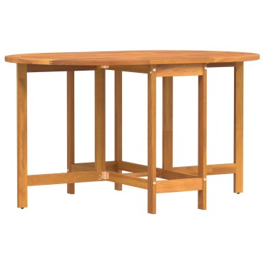 vidaXL Στρώμα Πτυσσόμενο Κήπου 110x60x72cm από Μασίφ Ξύλο Ακακίας Ωοειδές