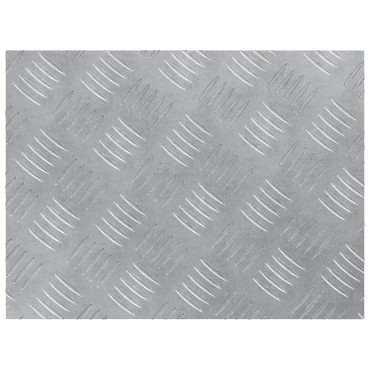 vidaXL Αλουμινένια Checker Plates - 2 Πακέτο, Αντιολισθητικά, 40x30 εκ.