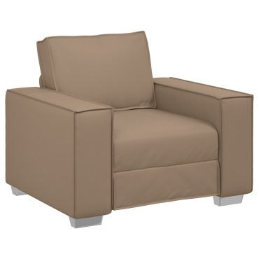 Καρέκλα Sofa vidaXL καφέ σε ψεύτικο δέρμαxxcm