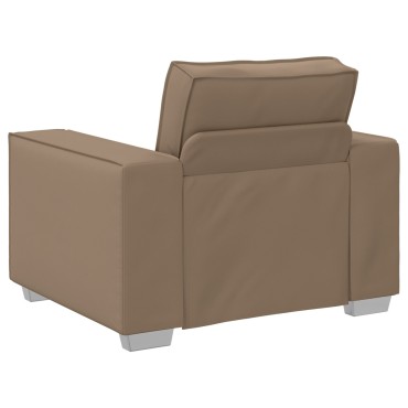 Καρέκλα Sofa vidaXL καφέ σε ψεύτικο δέρμαxxcm
