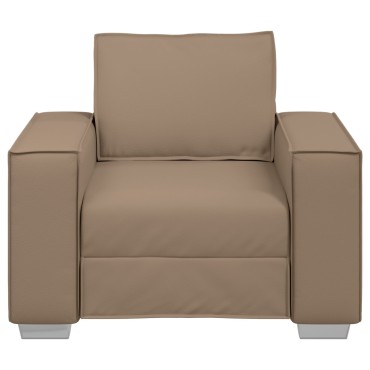 Καρέκλα Sofa vidaXL καφέ σε ψεύτικο δέρμαxxcm