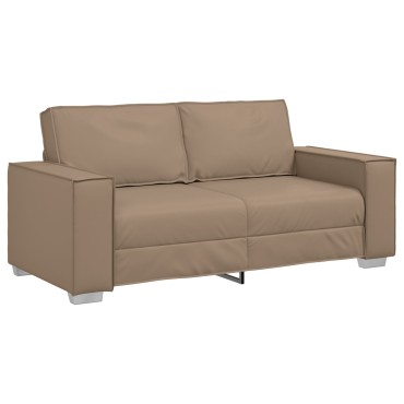 vidaXL Καναπές Loveseat Καπουτσίνο Συνθετικό Δέρμαxxcm