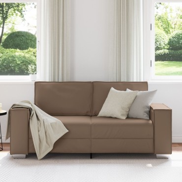 vidaXL Καναπές Loveseat Καπουτσίνο Συνθετικό Δέρμαxxcm