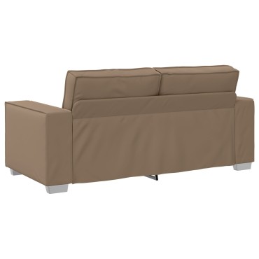 vidaXL Καναπές Loveseat Καπουτσίνο Συνθετικό Δέρμαxxcm