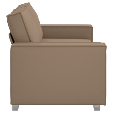 vidaXL Καναπές Loveseat Καπουτσίνο Συνθετικό Δέρμαxxcm