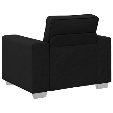 vidaXL Καθίσμα Σαλονιού Μαύρο ύφασμα 100x77x82cm