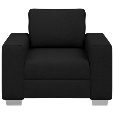 vidaXL Καθίσμα Σαλονιού Μαύρο ύφασμα 100x77x82cm