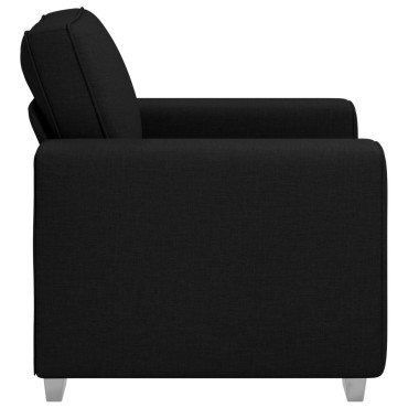 vidaXL Καθίσμα Σαλονιού Μαύρο ύφασμα 100x77x82cm