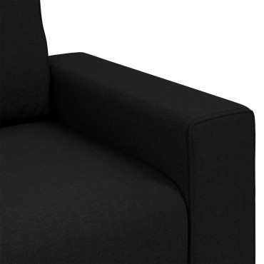 vidaXL Καθίσμα Σαλονιού Μαύρο ύφασμα 100x77x82cm