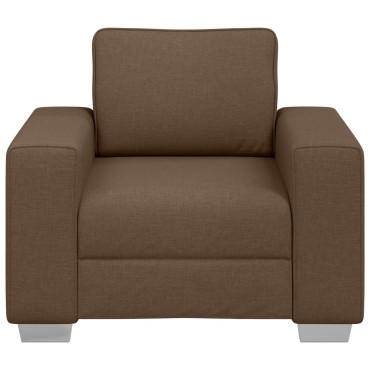 vidaXL Καφετιά Πολυθρόνα από Ύφασμα 100x77x82cm