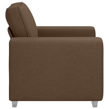 vidaXL Καφετιά Πολυθρόνα από Ύφασμα 100x77x82cm