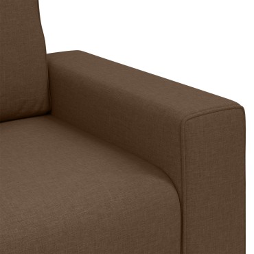 vidaXL Καφετιά Πολυθρόνα από Ύφασμα 100x77x82cm