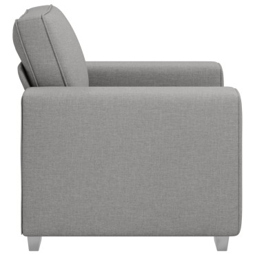 vidaXL Πολυθρόνα Σύννεφο Γκρι από Υφασμα 100x77x82cm 1 τεμ. Γωνιακός