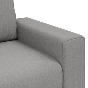 vidaXL Πολυθρόνα Σύννεφο Γκρι από Υφασμα 100x77x82cm 1 τεμ. Γωνιακός