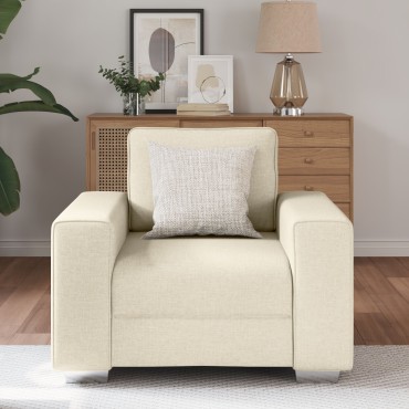 vidaXL Πολυθρόνα  Ύφασμα 59 εκ 100x77x82cm 1 τεμ. Γωνιακός