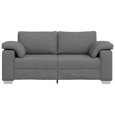 vidaXL Καναπέδες Loveseat Σκούρο Γκρι Υφάσματος 180x77x82cm