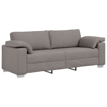 vidaXL Καναπές 3 Θέσεων Ταμπά Υφασμάτινος 219x77x82cm