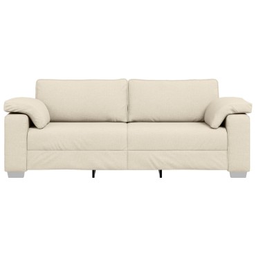 vidaXL Καναπές τριών θέσεων Λινό 219x77x82cm