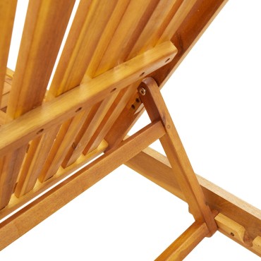 vidaXL Ξαπλώστρα με Ρόδες και Μαξιλάρι, Κόκκινη, Μασίφ Ξύλο 65x200x84cm 1 τεμ.