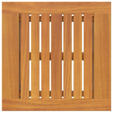 vidaXL Πλαϊνό Τραπέζι 45x45x40cm Μασίφ Ξύλο Ακακίας
