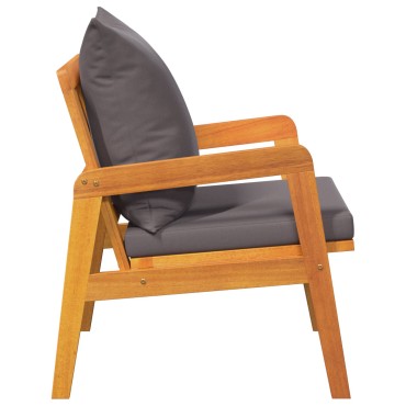 vidaXL Κα Chairs 2 τεμ. 59.5x65x71.5cm Μασίφ ξύλο ακακίας Διθέσιος