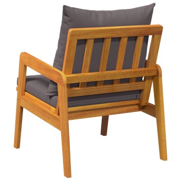 vidaXL Κα Chairs 2 τεμ. 59.5x65x71.5cm Μασίφ ξύλο ακακίας Διθέσιος