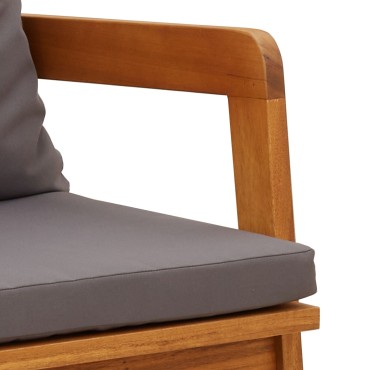 vidaXL Κα Chairs 2 τεμ. 59.5x65x71.5cm Μασίφ ξύλο ακακίας Διθέσιος