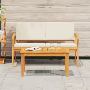 vidaXL Τραπέζι καφέ 75x40x38cm Μασίφ ξύλο ακακίας