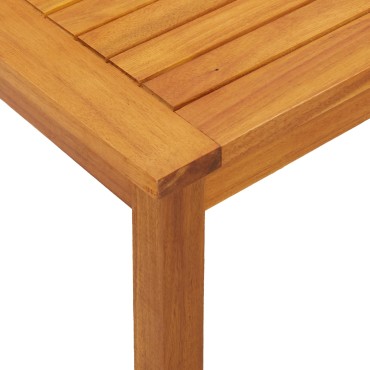 vidaXL Τραπέζι καφέ 75x40x38cm Μασίφ ξύλο ακακίας