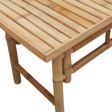 vidaXL Πάγκος Κήπου  110x38x45cm μπαμπού 1 τεμ.