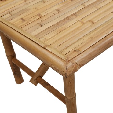 vidaXL Τραπέζι Καφέ 70x40x36cm από Μπαμπού 1 τεμ.