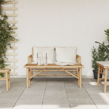 Τραπεζάκι σαλονιού vidaXL 110x50x43cm από μπαμπού 1 τεμ.