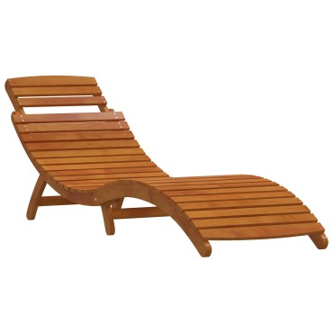 vidaXL Ξαπλώστρες 2 τεμ. από Μασίφ Ξύλο Ακακίας 184x55x64cm